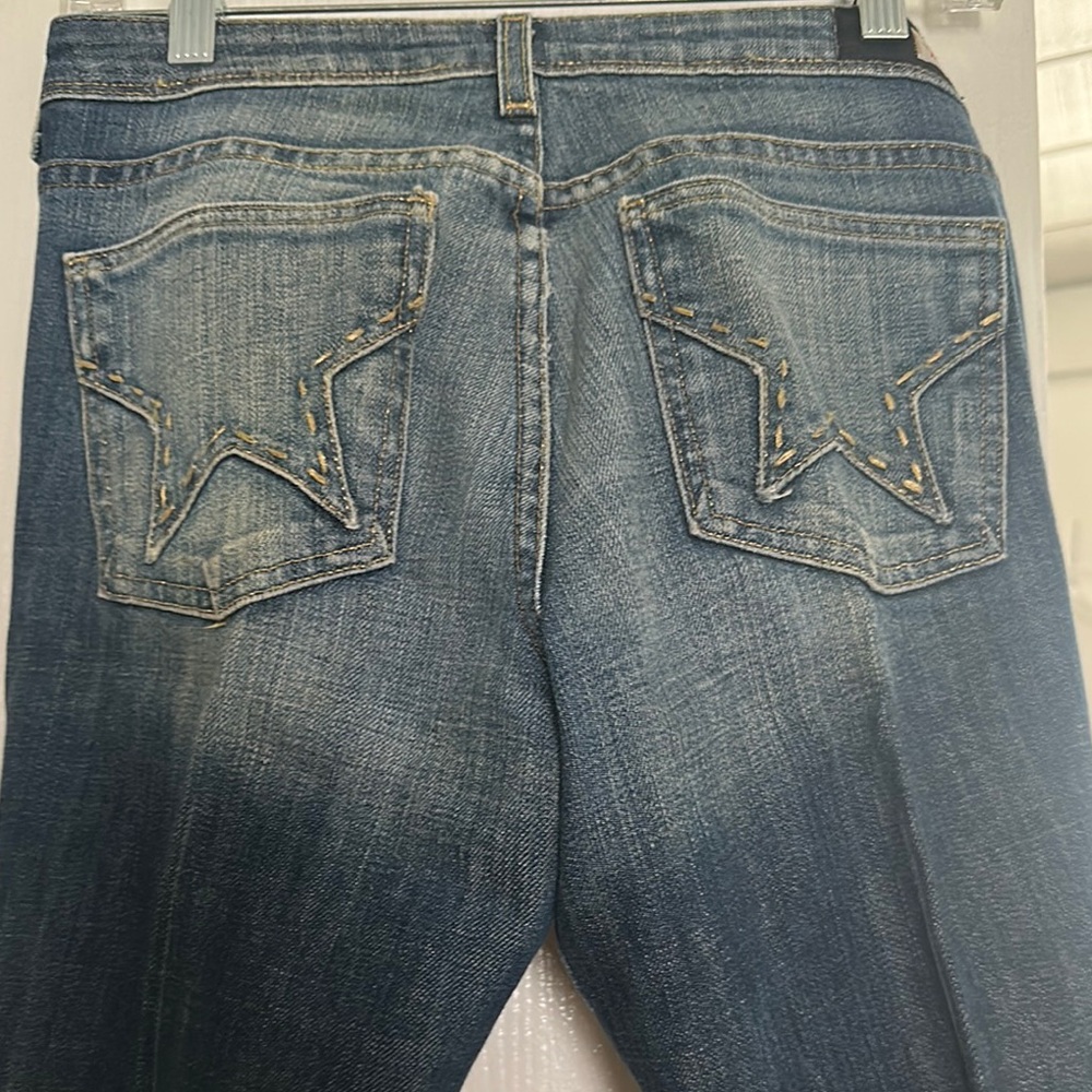 People's Liberation Blue Boot Cut Denim Jeans
